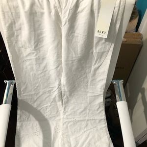 🏖NWT Roxy swim cover up eyelet pants Sz.XS 🏖